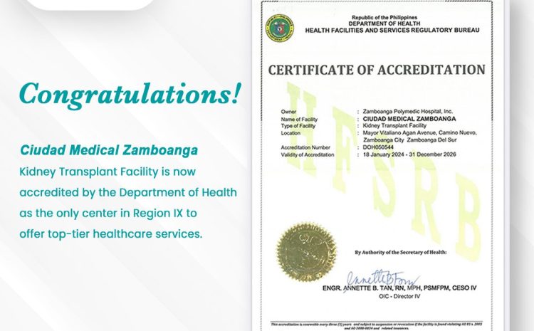  Certificate of Accreditation