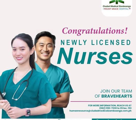  Congratulations Newly Licensed Nurses
