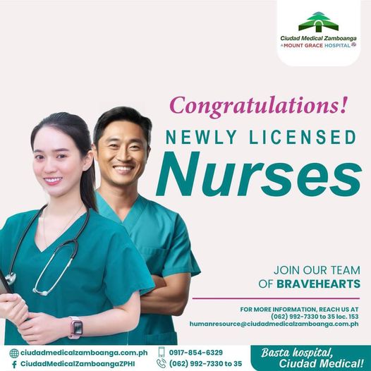 Congratulations Newly Licensed Nurses